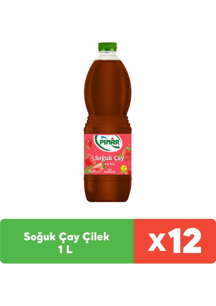 Soğuk Çay Çilek 1 L x 12 Adet