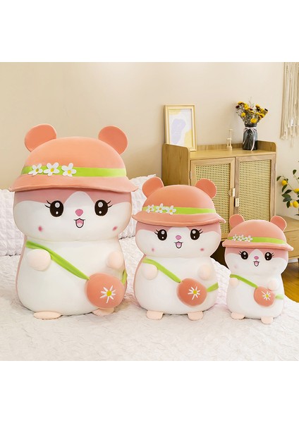 Luxıxı 45CM Hamster Yastık Sevimli Büyük Süper Yumuşak Fare Peluş Oyuncak Çocuk Kız (Yurt Dışından) modelleri
