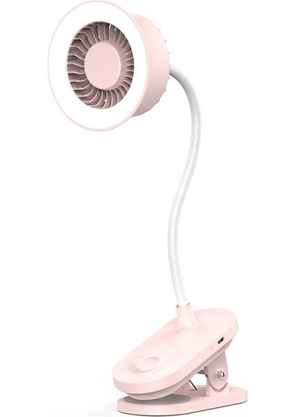 Luxıxı Yaratıcı Duvar Klipsi Fan Masa Lambası Ikisi Bir Arada Yüksek Hızlı Turbo Fan Lambası (Yurt Dışından)