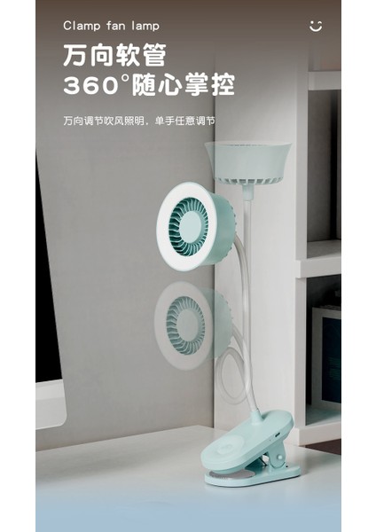 Luxıxı Yaratıcı Duvar Klipsi Fan Masa Lambası Ikisi Bir Arada Yüksek Hızlı Turbo Fan Lambası (Yurt Dışından) fırsatları