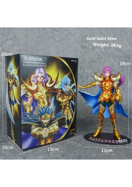 Altın Saint Seiya El Kuklası Anime Model Süsleri (Yurt Dışından)