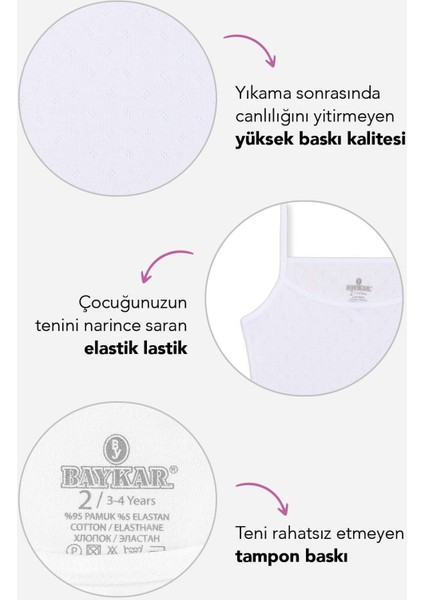 Kız Çocuk Beyaz Pamuklu Transfer Ribanalı Ip Askılı Atlet 3lü Paket 4062 Beyaz fırsatları