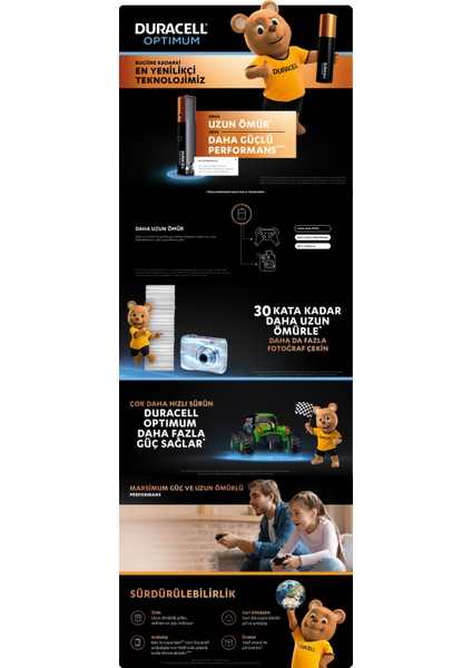Optimum AAA Pil (6’lı paket), Alkalin Pil 1,5V, LR03 MX2400