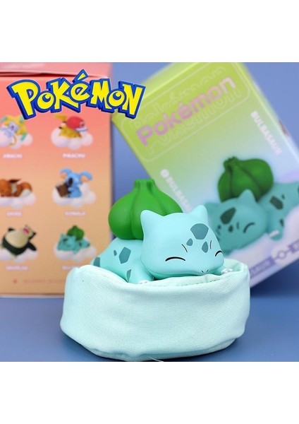 Pokemon Blind Box Serisi Süsler Sevimli Bebek Pikachu Modeli El Tipi Ofis Oyuncakları (Yurt Dışından)