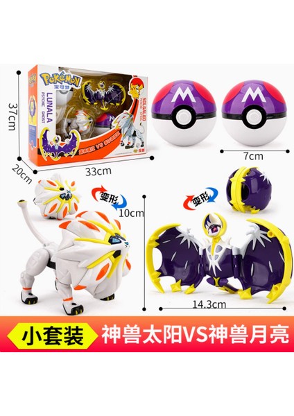 Pokemon Pikachu Pokemon Pokemon Topu Çocuk Dönüşüm Oyuncağı (Yurt Dışından)