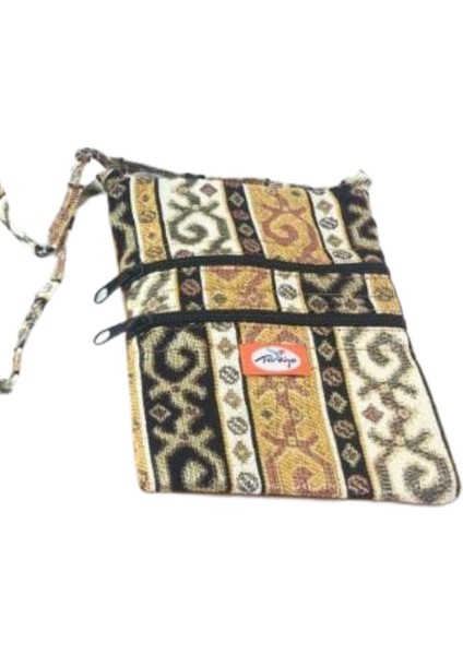 Desenli Turistik Askılı Çanta