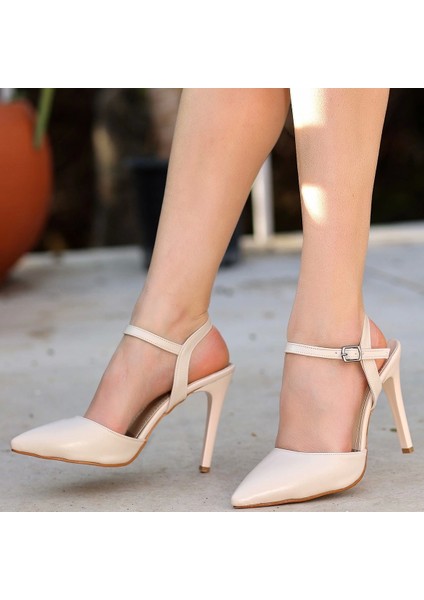 Mariana Bej Cilt Topuklu Ayakkabı fırsatları