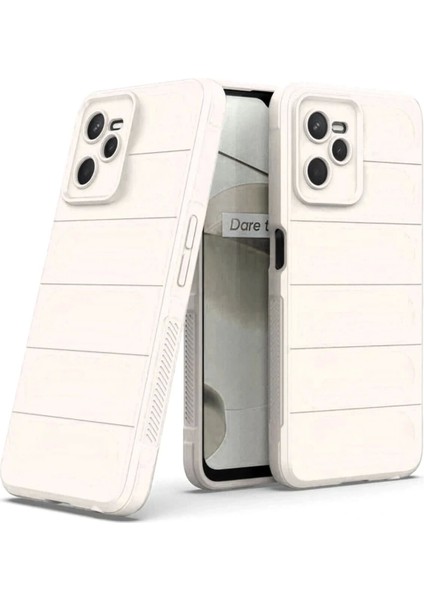 Realme C35 Kılıf Optimum Silikon - Krem fiyatları
