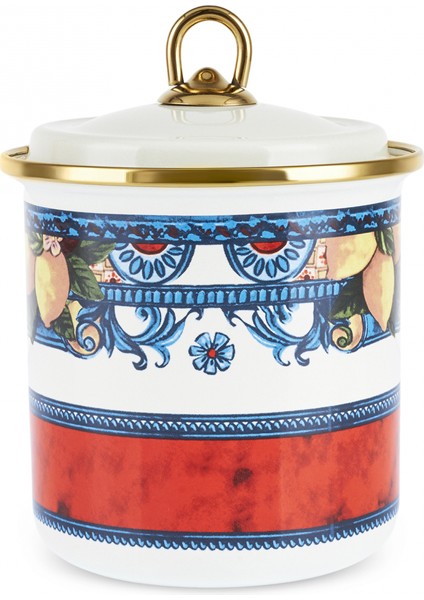 Amalfi Emaye 3'lü Büyük Boy Kavanoz Seti indirimleri