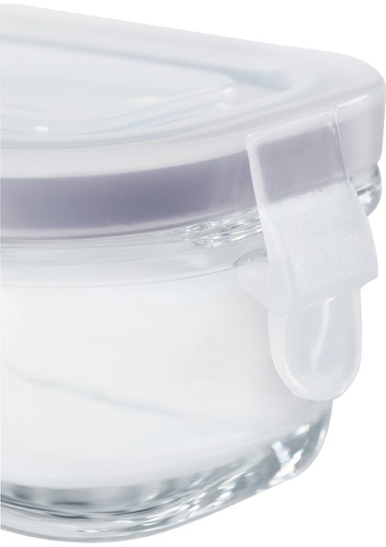 Marle 3'lü Dikdörtgen Mini Saklama Kabı - 120ML