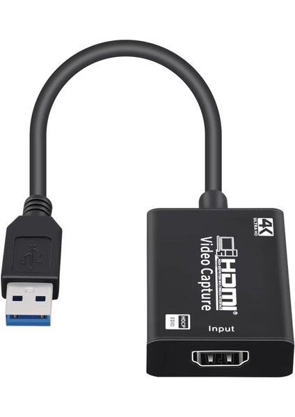 GA24 4K Video Capture Görüntü Yakalama Kartı HDMI 30hz Aktarım Ekran Kaydedici