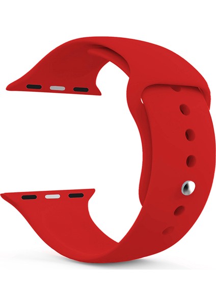 Akıllı Saat Silikon Kordon 38/40 mm Kırmızı