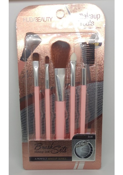 Kaş ve Kirpik Bakımı Fırça ve Tarak Seti - Makeup Tools - Makeup Brush - 5 Parçalı Set fiyatları