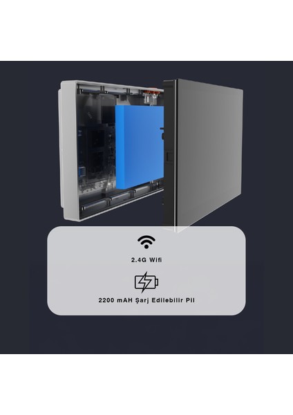 Ezvız Hp2 Kablosuz Kapı Gözetleme Dürbünü – 4,3″ Renkli Ekran, 1080P Geniş Açı Kamera | Fynix Teknoloji modelleri