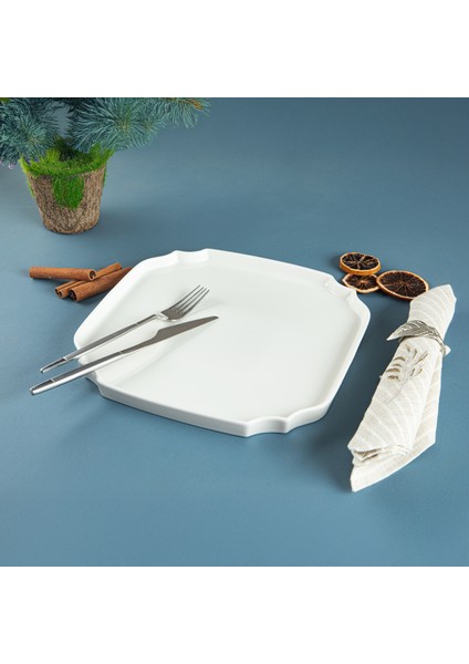 Lunar Kare Servis Tabağı 27 cm