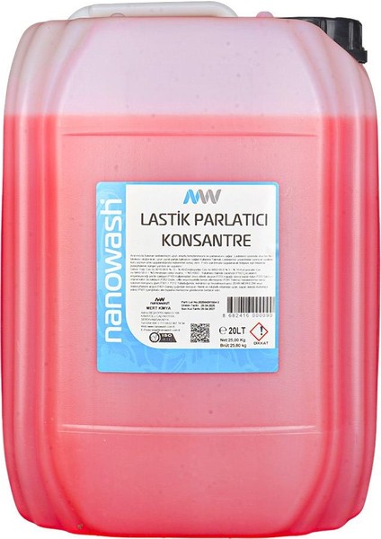 Lastik Parlatıcı Konsantre 20 Lt