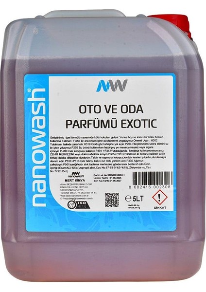 Oto ve Oda Parfümleri Exotic 5 Lt