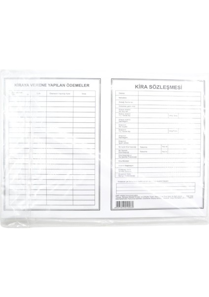 A3 Kira Kontratı 100 Lü (006)
