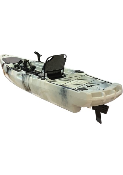 Harman Balıkçı Kanosu Profesyonel Tek Kişilik Kano Beyaz Gri Siyah modelleri