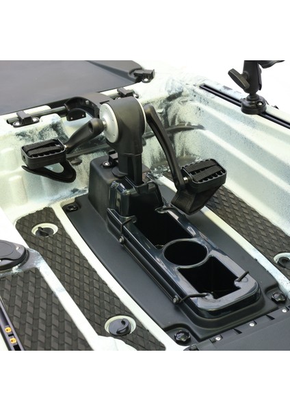 Harman Balıkçı Kanosu Profesyonel Tek Kişilik Kano Beyaz Gri Siyah