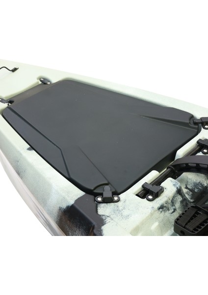 Harman Balıkçı Kanosu Profesyonel Tek Kişilik Kano Beyaz Gri Siyah