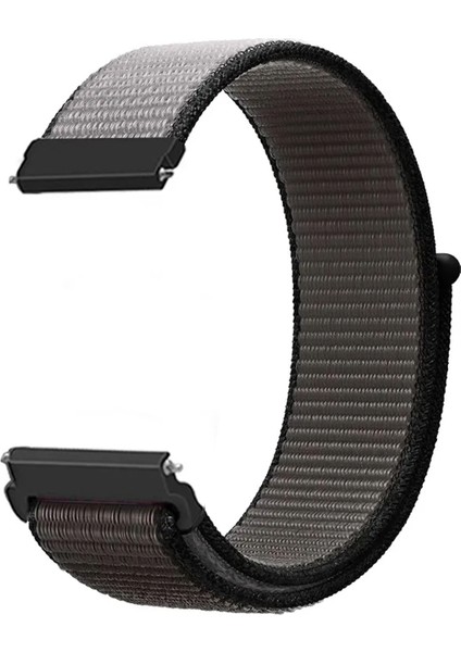 Amazfit Active ile Uyumlu Kordon Cırt Cırtlı Spor Kumaş Kayış