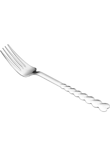 Çatal Kaşık Seti 30 Parça 6 Kişilik 18/0 Kalite Kalpli Model fiyatları