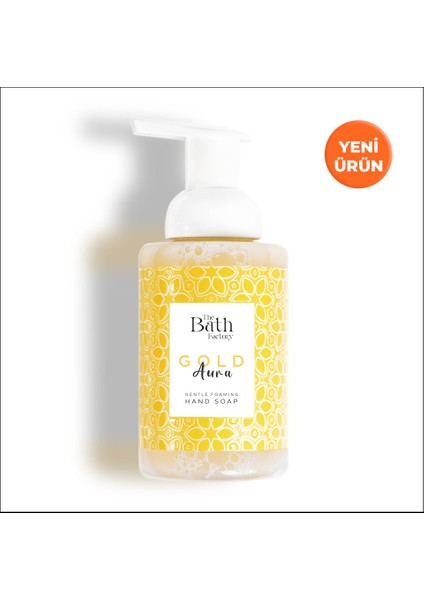 Nemlendirici Gold Aura Köpük Sabun 300 ml