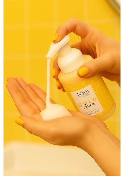 Nemlendirici Gold Aura Köpük Sabun 300 ml modelleri