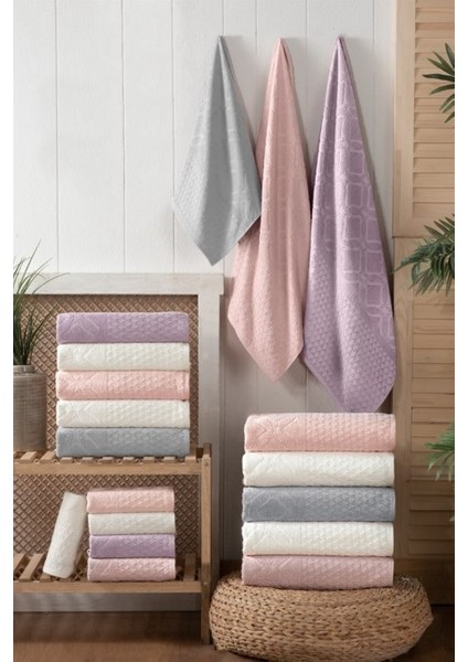 Bambu 6lı 70X140 Banyo Havlusu Andy