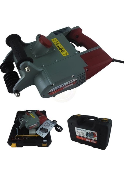 Elektrikli EX-75121 Kazımalı Tozsuz Duvar Kanal Açma Kesme Makinesi 1450 W Beton Kesici 1800 Devir modelleri