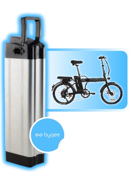 Speedlight Elektrikli Bisiklet Batarya (Orjinal Yenilenmiş Kasa) - 36V - 13 Ah ( Pil: DMEGC, Sağlık: >%100 )