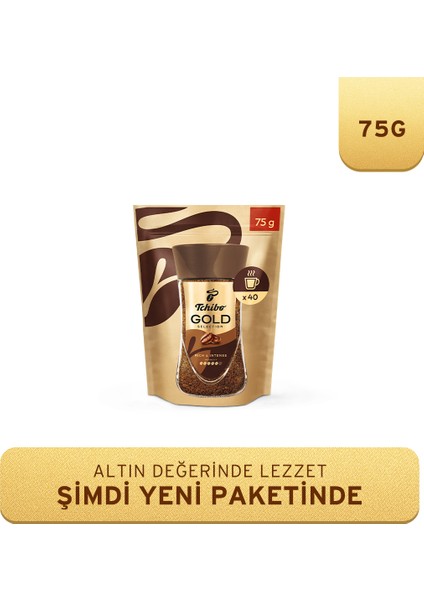 Gold Selection Çözünebilir Kahve 75 g Aromatik ve Yumuşak İçimle Ekonomik Seçenek fiyatları