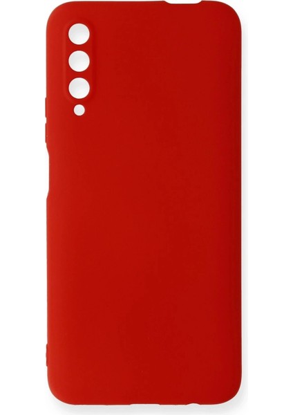 Huawei P Smart Pro / Y9S Kılıf First Silikon - Kırmızı