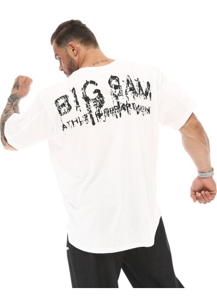 Oversize T-Shirt Rag Top Antrenman Üstü Big Sam 3340 modelleri