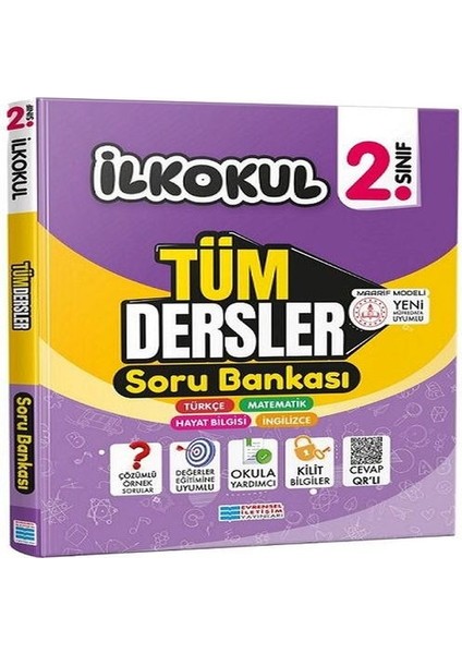 2.sınıf Tüm Dersler Soru Bankası -Yeni- Maarif Model