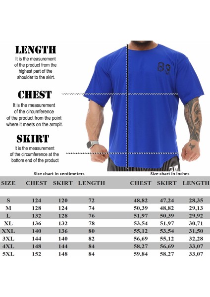 Oversize T-Shirt Rag Top Antrenman Üstü Big Sam 3340