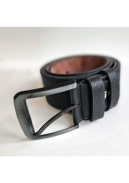 %100 Manda Derisi Erkek Kot Kemeri 4,5 cm (135 CM)