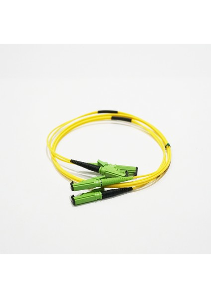 E2000APC/E2000APC Dubleks Single Mode 1mt Patch Cord Sarı