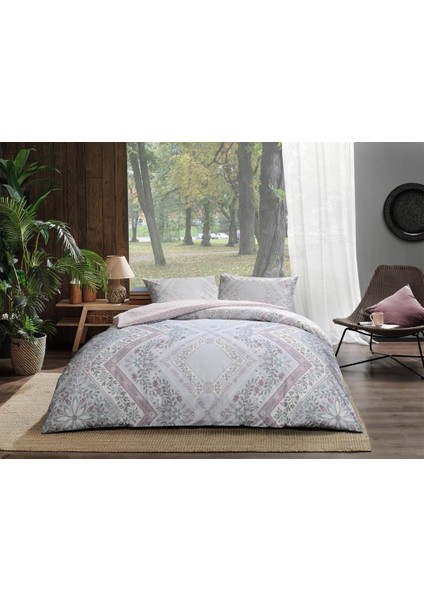 Happy Days Ranforce Tek Kişilik Nevresim Takımı Valeri Pembe