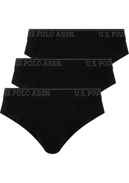 Erkek Siyah 3'lü Slip 90003