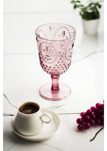 Akrilik Mürdüm Ayaklı Bardak fiyatları