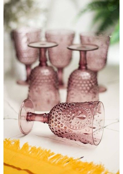 Akrilik Mürdüm Ayaklı Bardak fırsatları