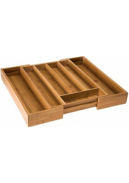 Bambu Ayarlanabilir Çekmece Içi Kaşıklık 38*35 cm