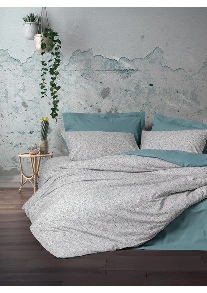 Petite Tek Kişilik Lastikli Çarşaflı Nevresim Takımı June Mint