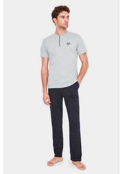 Erkek 3 Lü Pijama Takımı Gri fiyatları