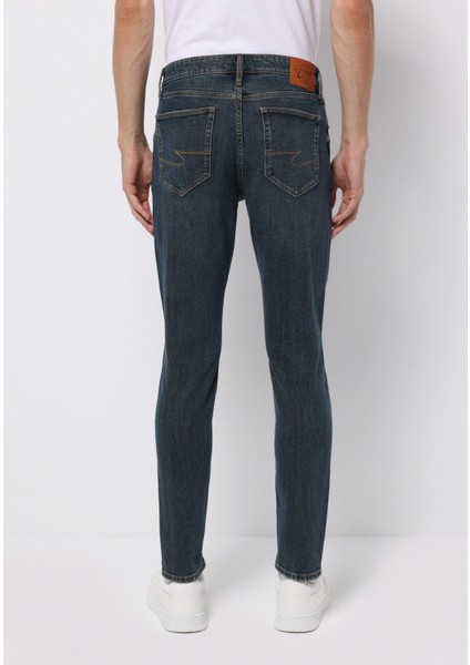 Slim Fit Erkek Koyu Indigo Jean Pantolon fiyatları