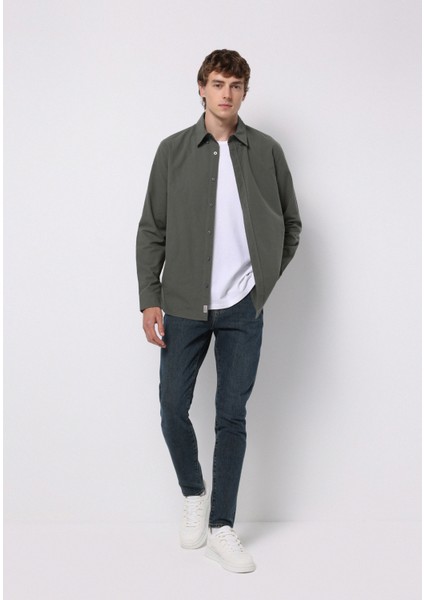 Slim Fit Erkek Koyu Indigo Jean Pantolon modelleri