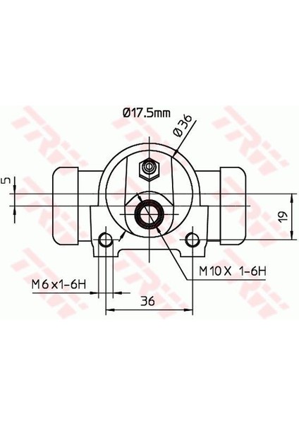 -BWC156 - Fren Silindiri Sağ Sol Tempra Sw Tempra Tıpo Ym 17.50MM