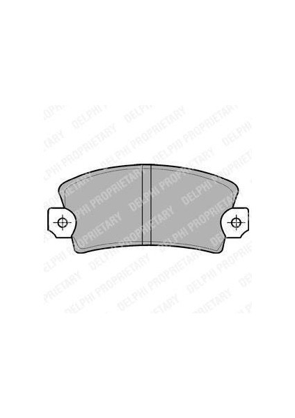 DELPHI-LP56 - Fren Balatası Ön R12